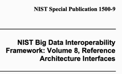 NIST Big Data Refernce Architecture